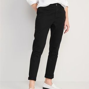 Old Navy High-Waisted OGC Chino Pants for Women Black Jack Small